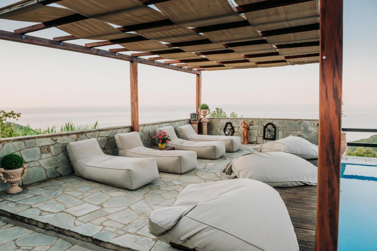 Elysian Luxury Villa Pelion 차가라다 외부 사진