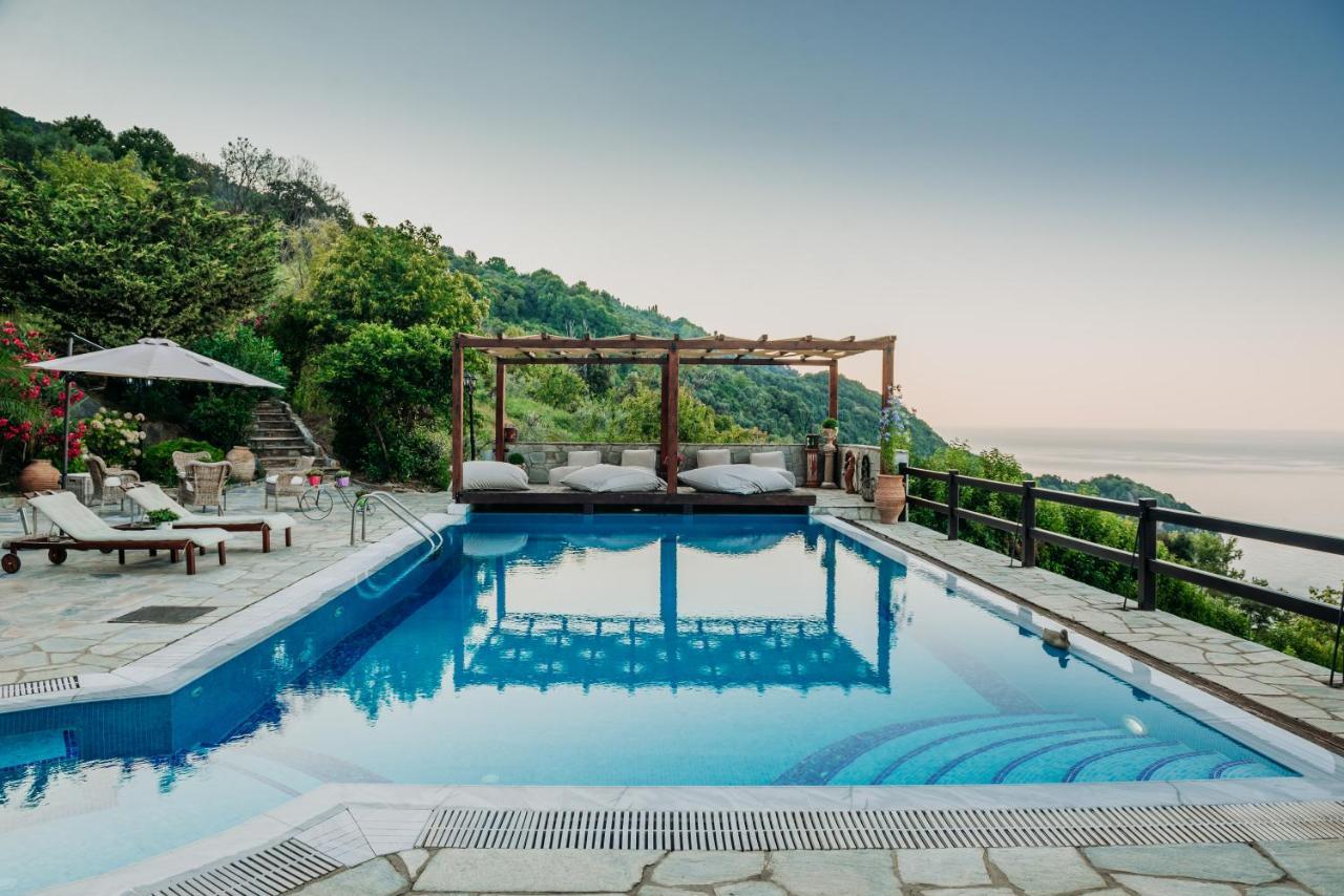 Elysian Luxury Villa Pelion 차가라다 외부 사진
